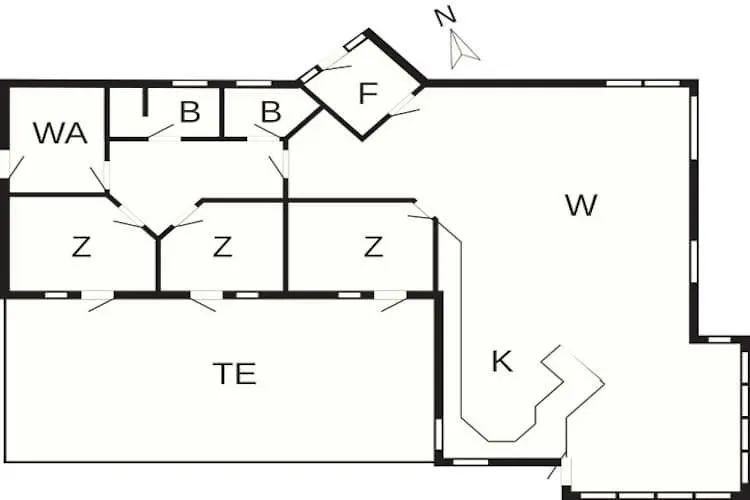 8 Person Holiday Home In Skagen Dänemark